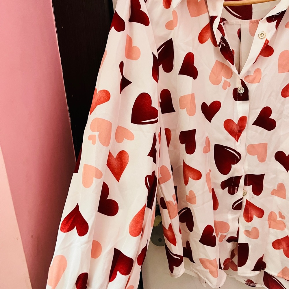 Pankh clothing heart print top ! - Picture 5 of 7